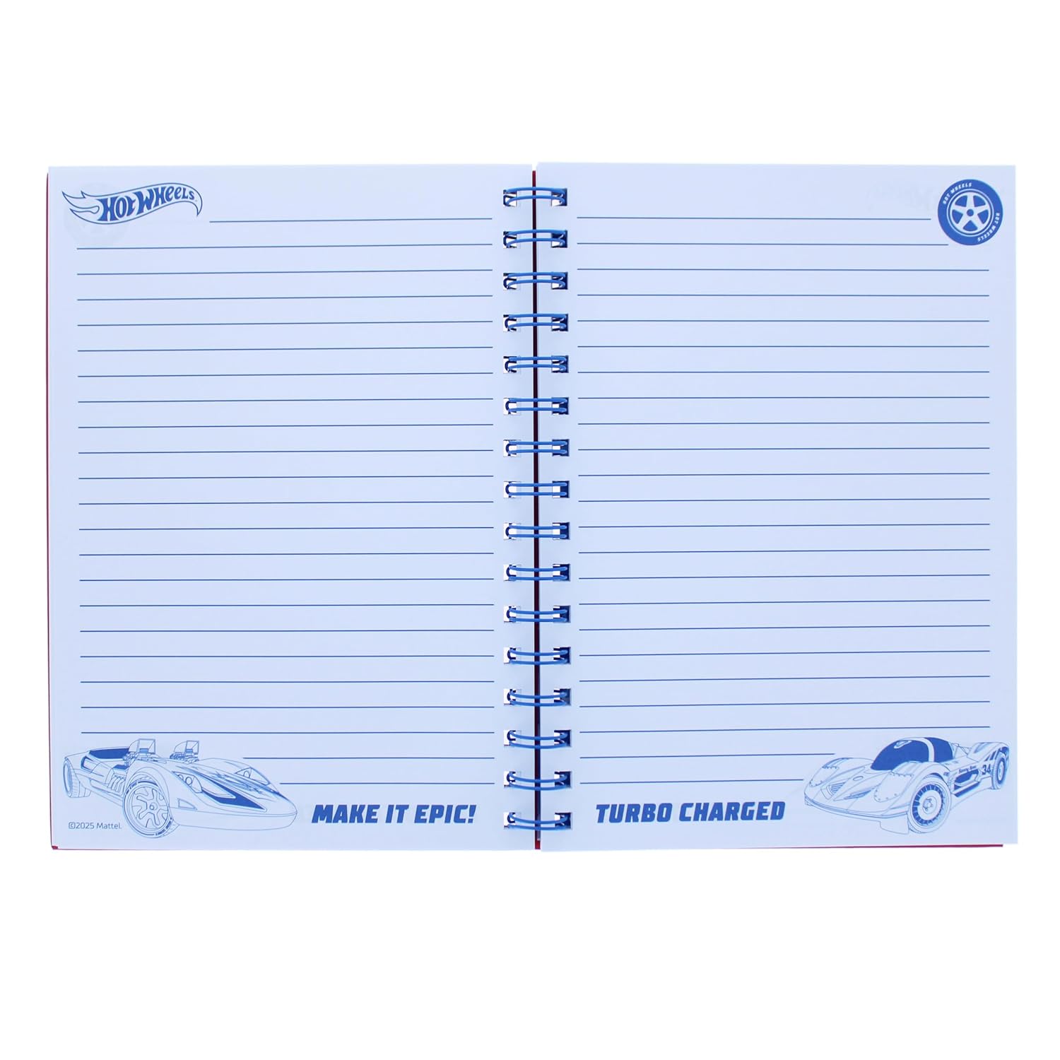 Blueprint Collections Hot Wheels A5 Notebook