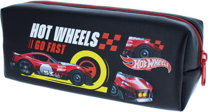 Blueprint Collections Hot Wheels - Astuccio per penne e cancelleria per ragazzi, accessori Hot Wheels per il rientro a scuola, astuccio per bambini, Multicolore, Classico