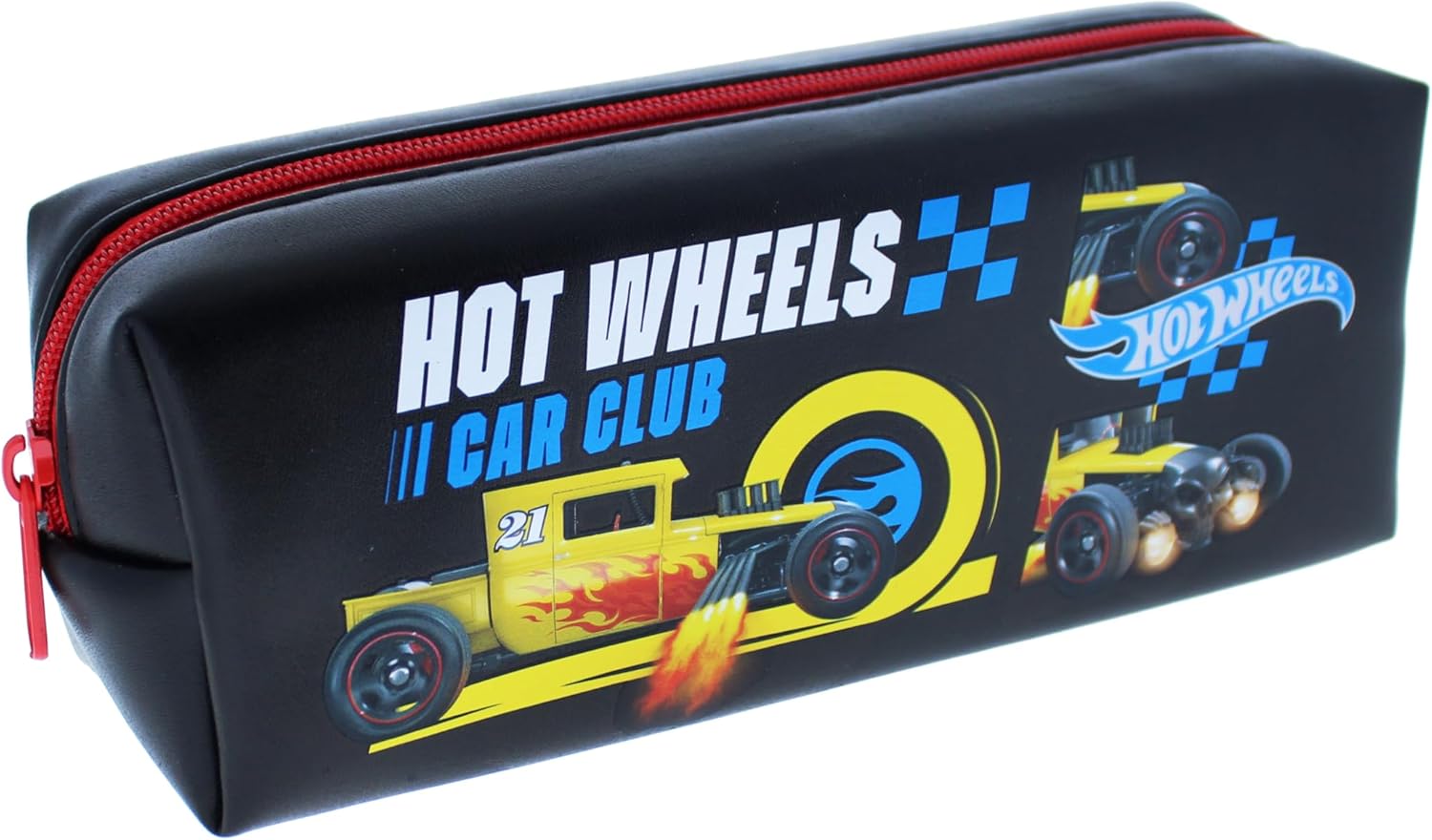 Blueprint Collections Hot Wheels - Astuccio per penne e cancelleria per ragazzi, accessori Hot Wheels per il rientro a scuola, astuccio per bambini, Multicolore, Classico
