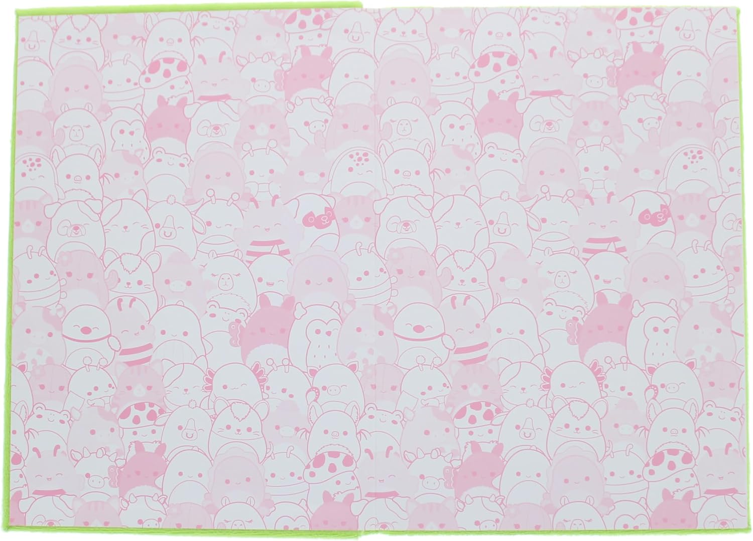 Blueprint Collections Squishmallows A5 Luxury Notebook, 80 Pages, Mallow Days Design, Green