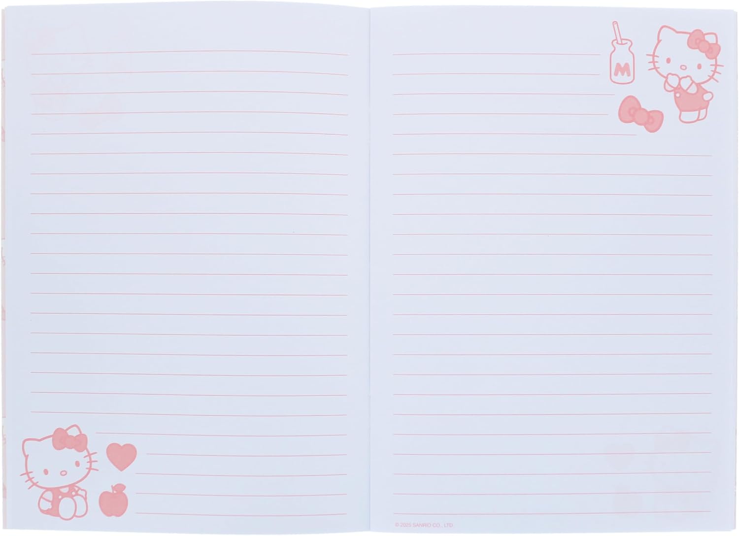 Blueprint Collections Hello Kitty Super Set di cancelleria | Quaderno A5, adesivi, penna, matita e altro | Simpatico kit per la scuola e scrittura