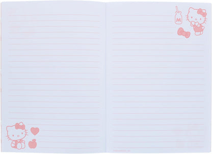 Blueprint Collections Hello Kitty Super Set di cancelleria | Quaderno A5, adesivi, penna, matita e altro | Simpatico kit per la scuola e scrittura