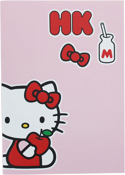 Blueprint Collections Hello Kitty Super Set di cancelleria | Quaderno A5, adesivi, penna, matita e altro | Simpatico kit per la scuola e scrittura