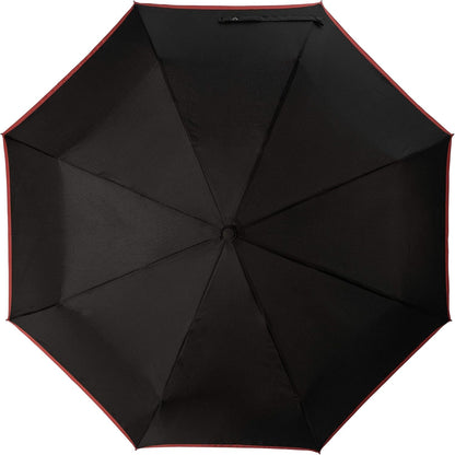 Hugo BOSS Gear Red Pocket Umbrella - Ultra Lightweight and Extra Strong with Rust and Scratch Protection