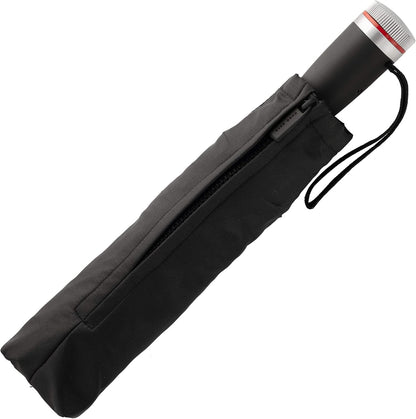 Hugo BOSS Gear Red Pocket Umbrella - Ultra Lightweight and Extra Strong with Rust and Scratch Protection