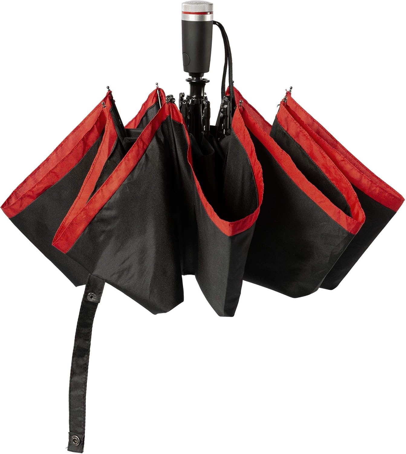 Hugo BOSS Gear Red Pocket Umbrella - Ultra Lightweight and Extra Strong with Rust and Scratch Protection