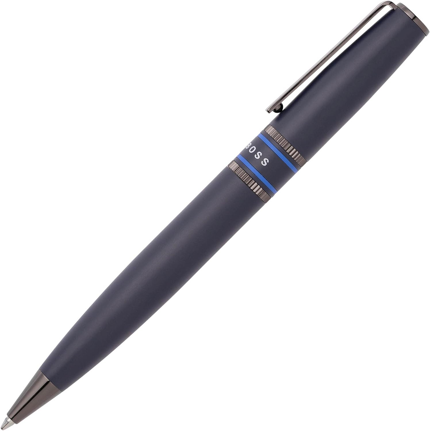 Fountain pen gear minimal black and chrome