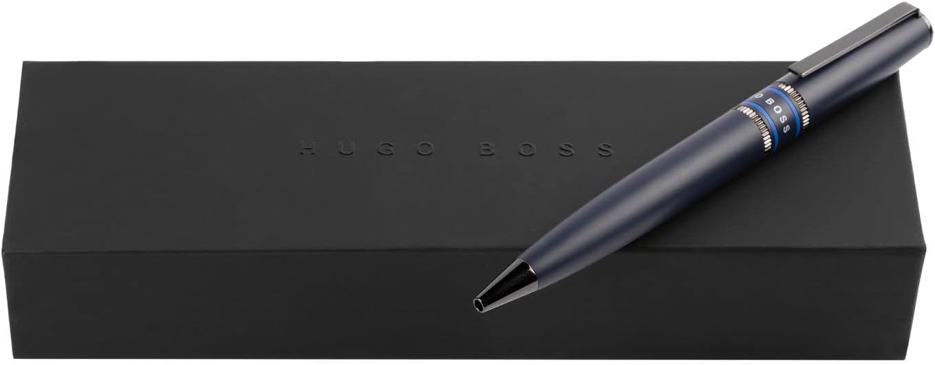 Fountain pen gear minimal black and chrome