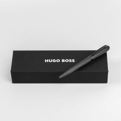 Hugo Boss Contour Ballpoint Pen Brushed Black