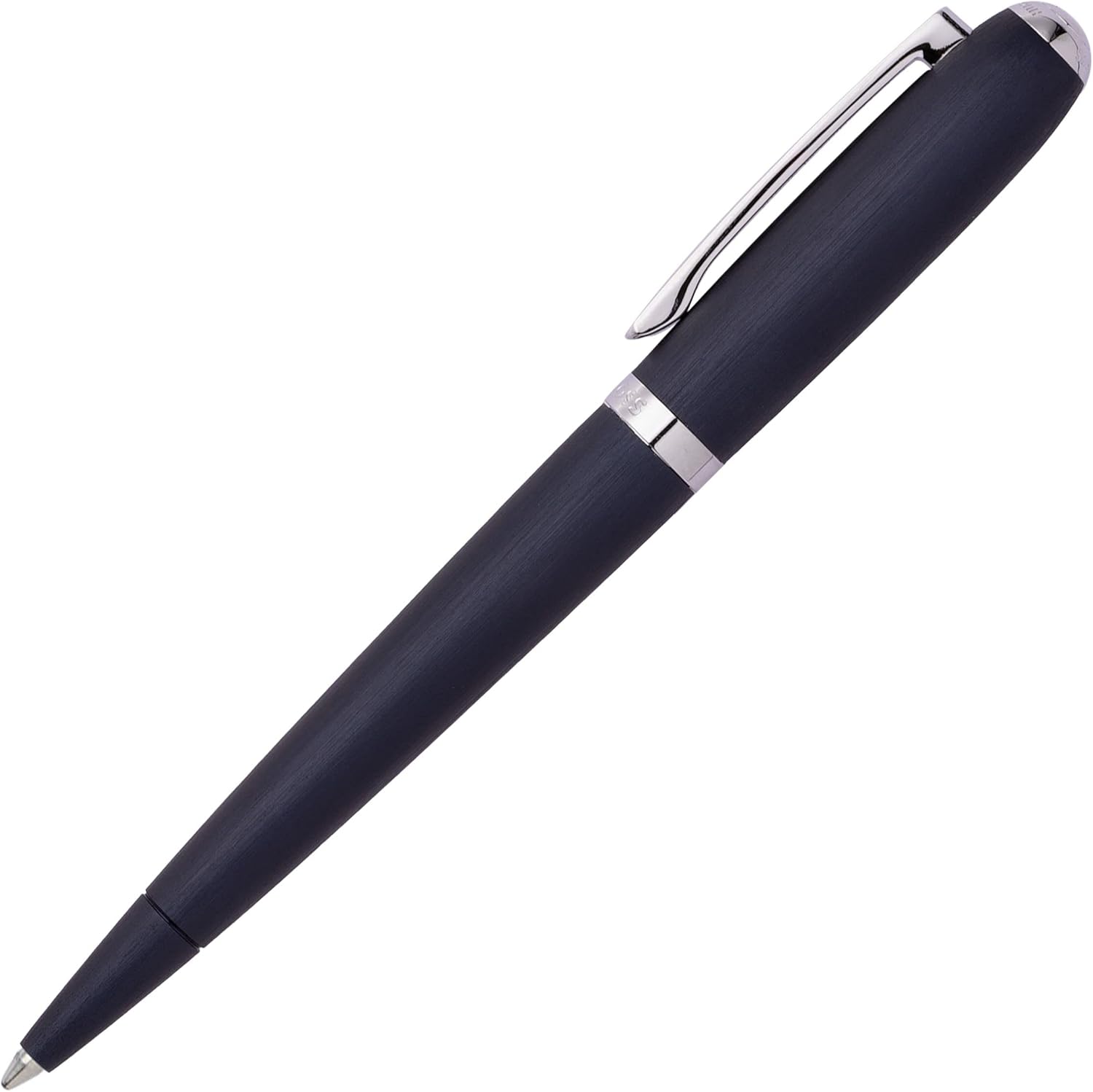 Hugo Boss Contour Brushed Navy Ballpoint Pen