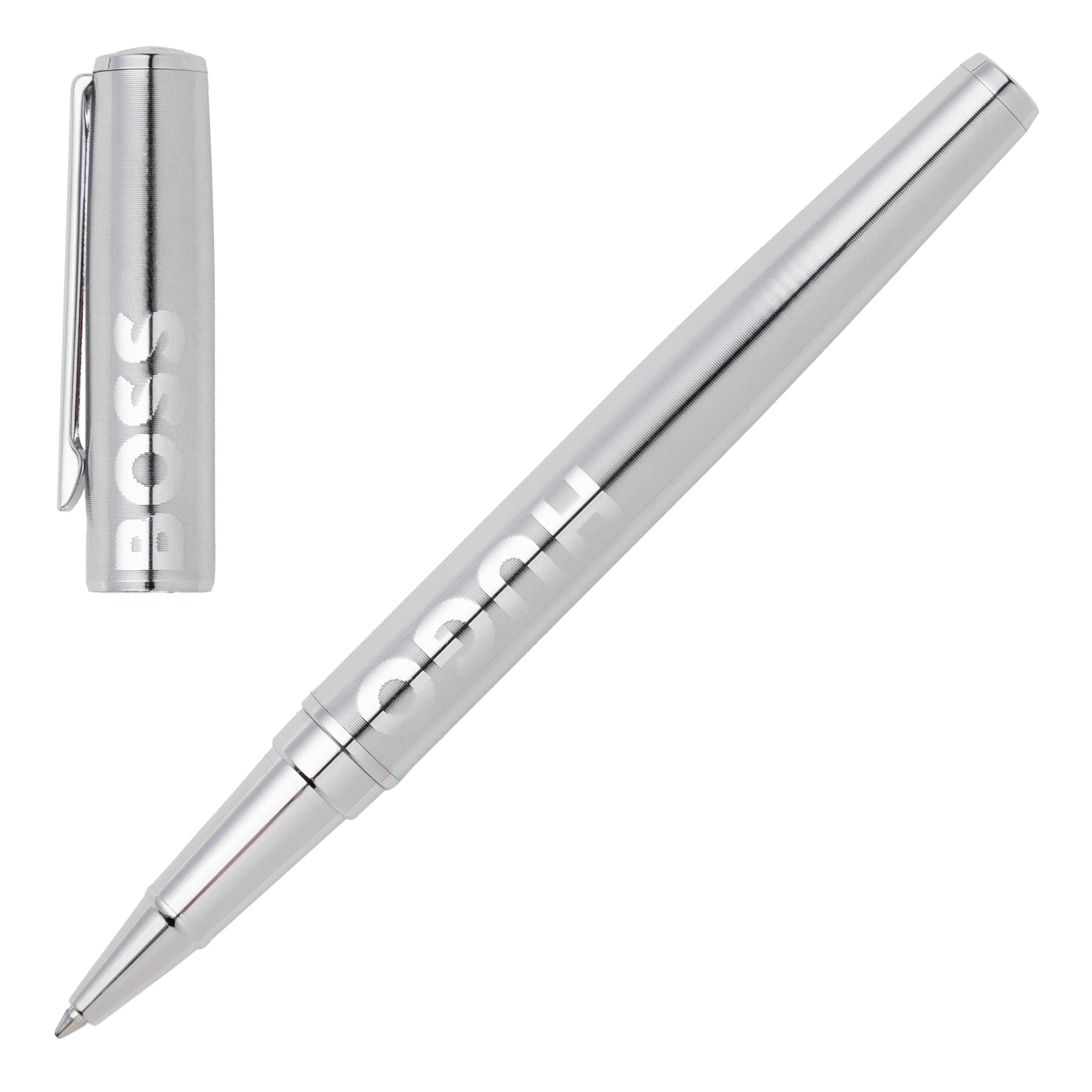 Hugo Boss Rollerball Pen Label Chrome