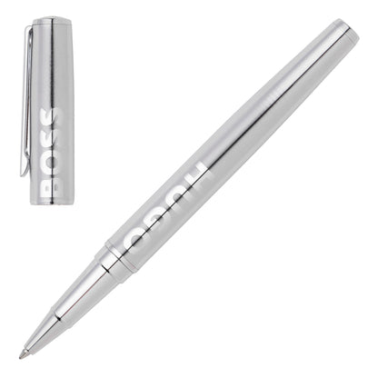 Hugo Boss Rollerball Pen Label Chrome