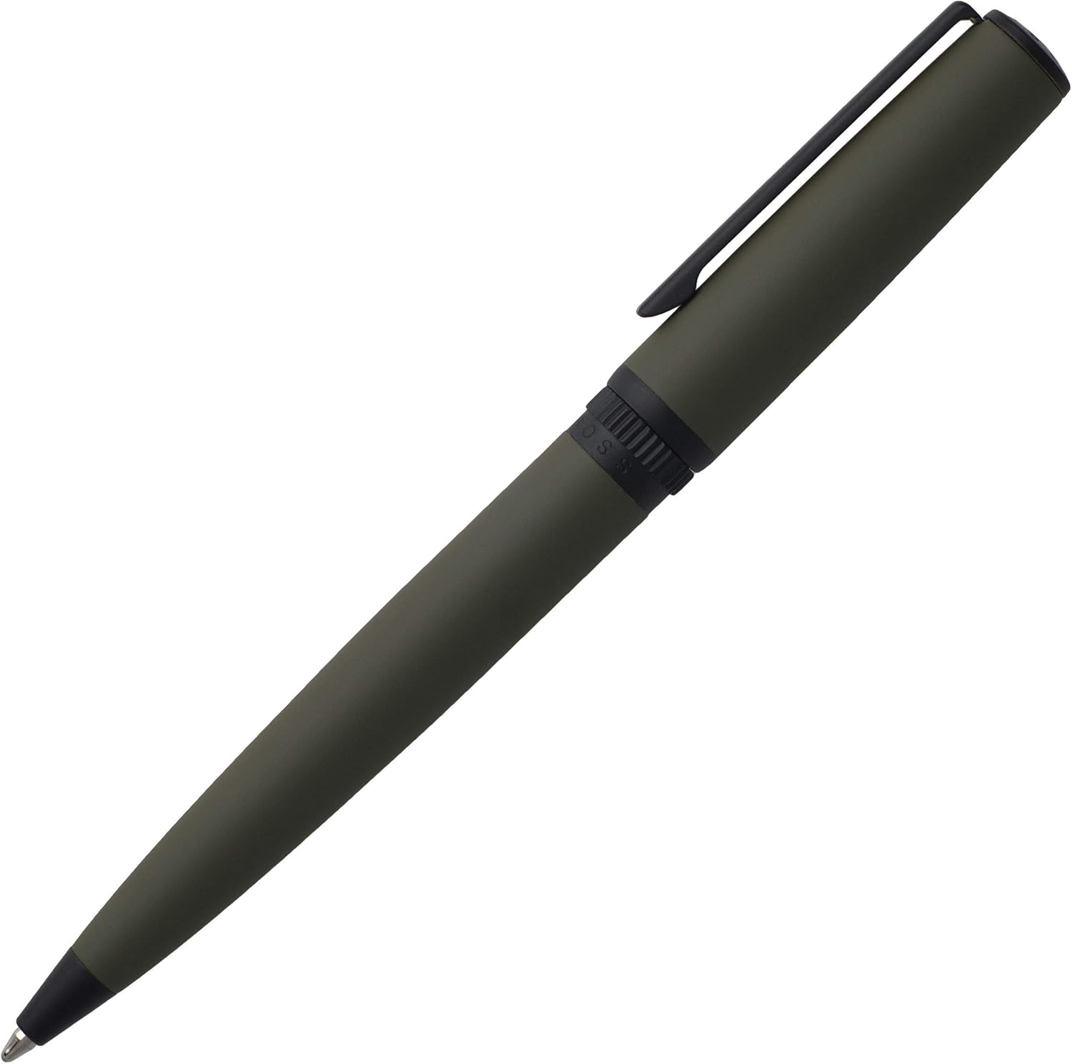 Hugo Boss Writing Set Ballpoint Pen Gear Matrix Khaki and A5 Notepad Essential Gear Matrix Khaki Dots in Gift Box HPBH974T