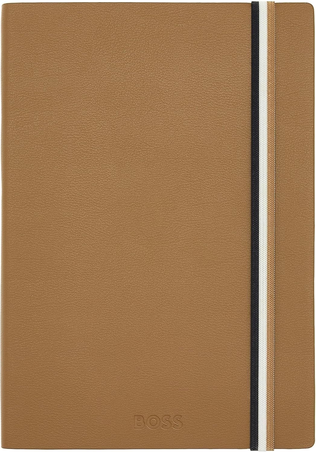 HUGO BOSS Cuaderno Iconic A5 (blanco, camel