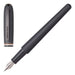 Hugo Boss Contour Iconic HSH3412D - Penna stilografica in ottone e alluminio, lunghezza 13,6 cm, spessore penna: M