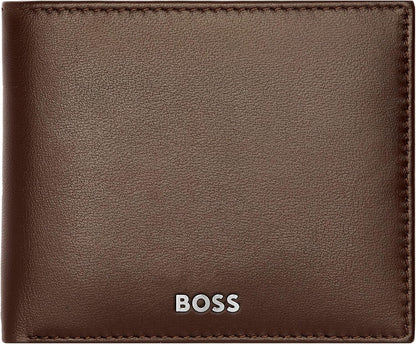 Portemonnee Classic Smooth, koffie, 17, Klassiek