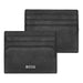 BOSS HUGO Classic Grained Card Holder Black