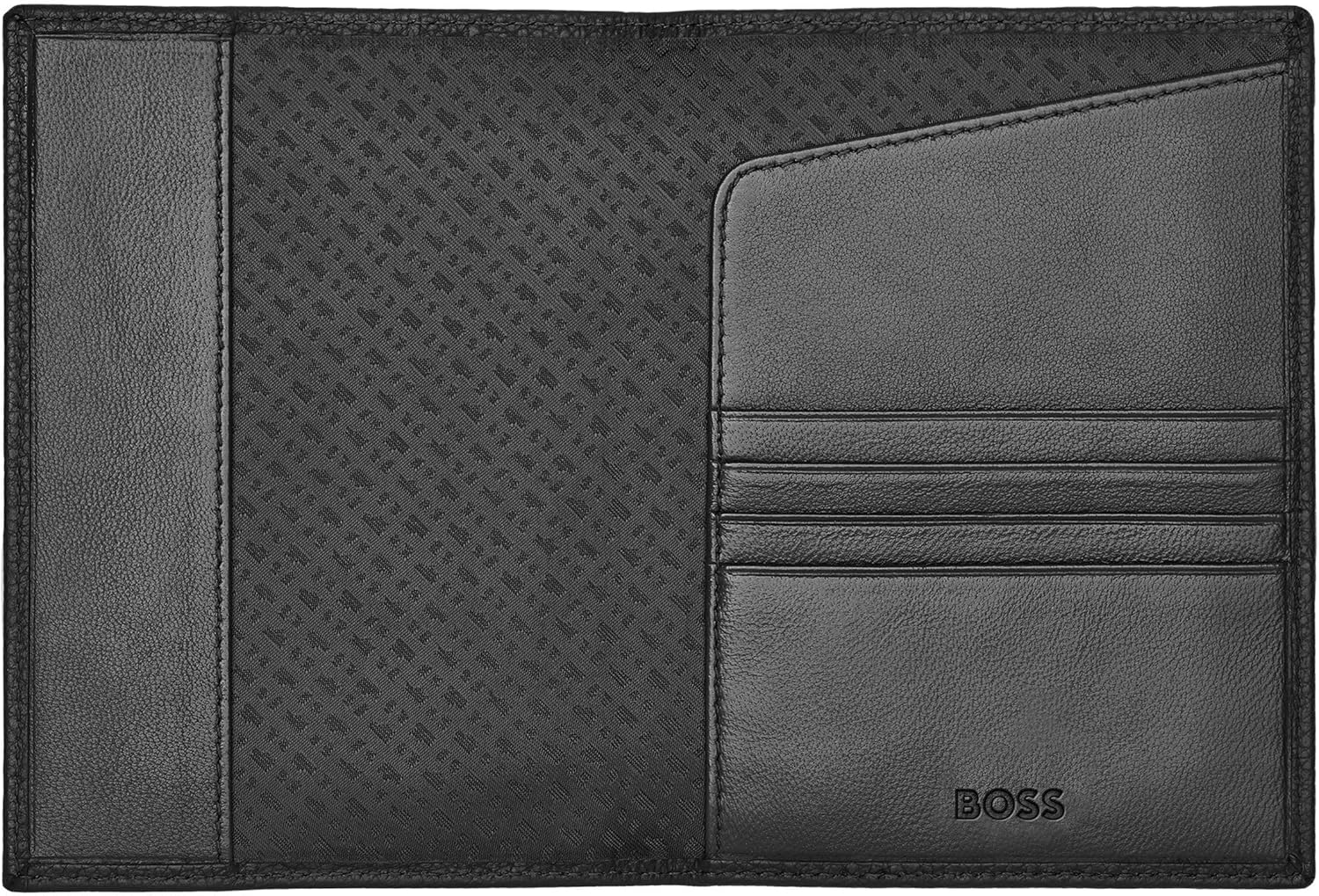 Passport Holder Classic Grained Black, black, 17.4, Classic