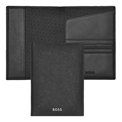 Passport Holder Classic Grained Black, black, 17.4, Classic