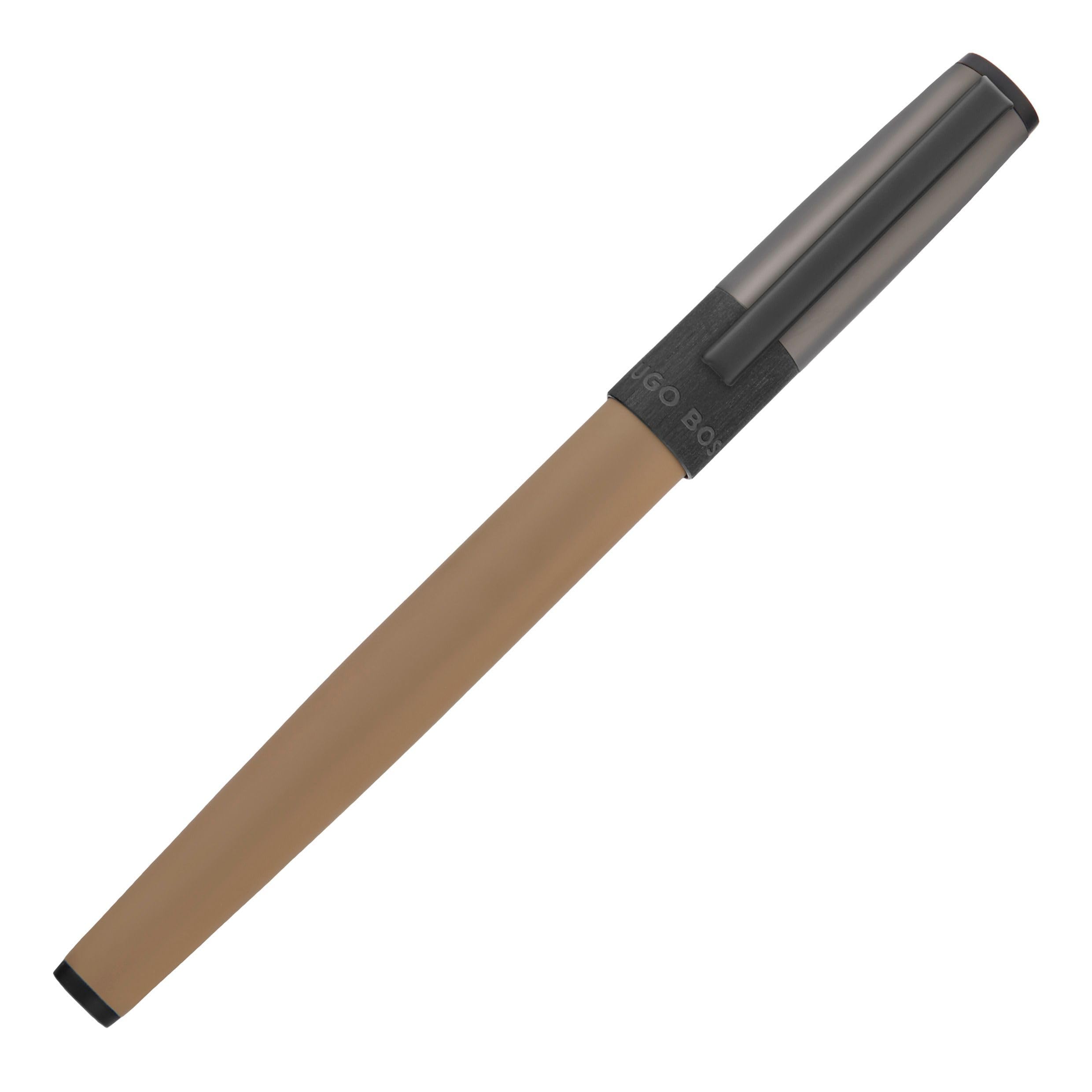 BOSS HUGO Gear Balance Writing Instrument Collection - High Quality Brass & Aluminium Writing Instrument with Modern Design - Gift Box Included (HSS543) (Rollerball)