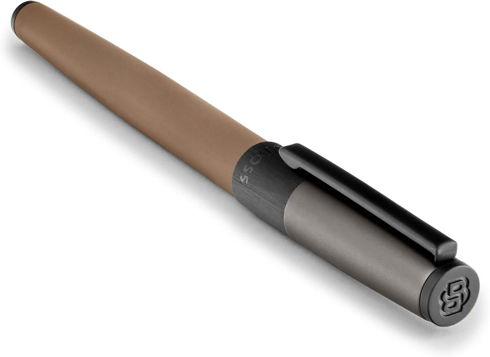 BOSS HUGO Gear Balance Writing Instrument Collection - High Quality Brass & Aluminium Writing Instrument with Modern Design - Gift Box Included (HSS543) (Rollerball)