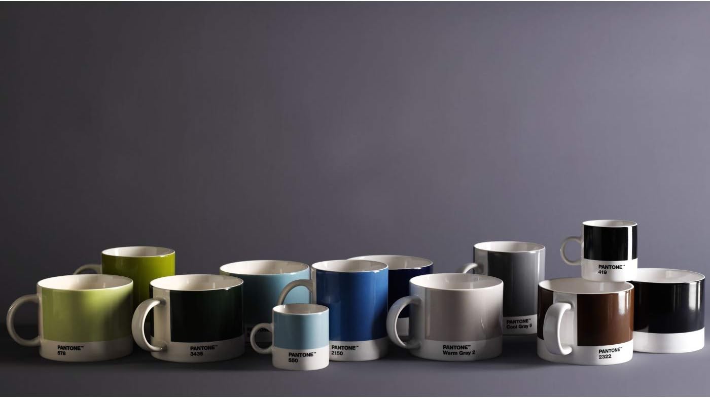 Copenhagen Design 101030289 PANTONE Mug, coffee/tea cup, fine china (ceramic), 375 ml, dark blue, 289 C, Porcelain, One size