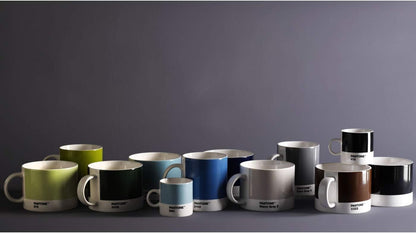 Copenhagen Design 101030289 PANTONE Mug, coffee/tea cup, fine china (ceramic), 375 ml, dark blue, 289 C, Porcelain, One size