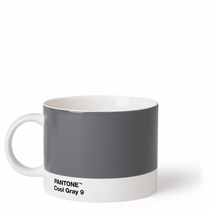 Copenhagen Design Pantone Cup, Tea/Coffee Mug, fine China (Ceramic), 475 ml, Grey, Cool Gray 9 C, 1 Count (Pack of 1