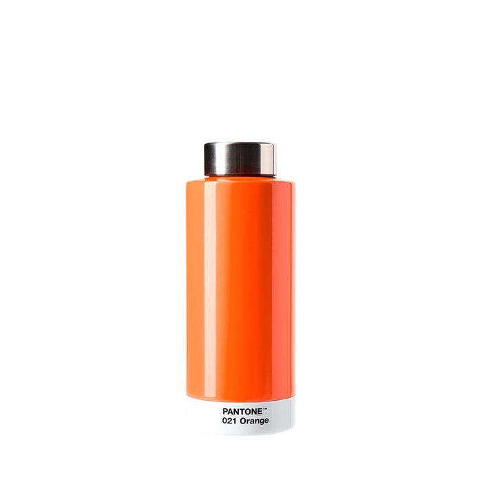Pantone Orange 021 C Double Walled Stainless Steel Water Bottle with Thermal Function Leak Proof 500ml