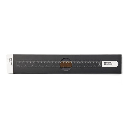 PANTONE 2322 Spring Steel Ruler 30 cm and 12 Inches Ideal for Office and Teaching Brown