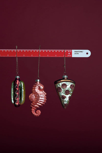 Copenhagen Design Pantone Ruler Steel 30 cm-Red, One Size