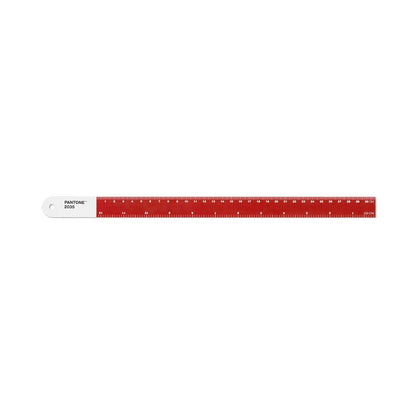 Copenhagen Design Pantone Ruler Steel 30 cm-Red, One Size