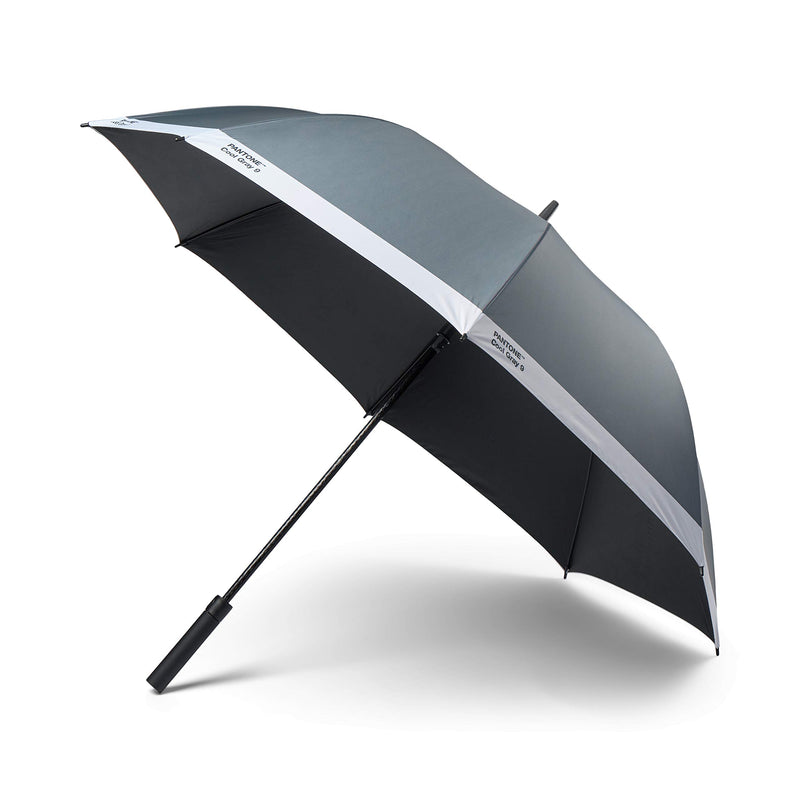 PANTONE, Stockschirm, Regenschirm, hochwertig klassisches Design, 130 cm Durchmesser, wasserabweisend, Griff mit Soft-Touch