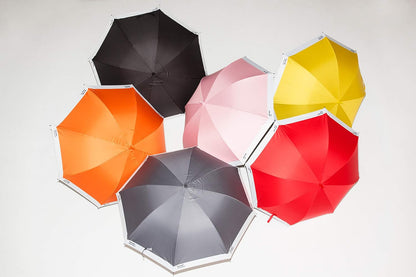 PANTONE, Stockschirm, Regenschirm, hochwertig klassisches Design, 130 cm Durchmesser, wasserabweisend, Griff mit Soft-Touch