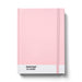 Copenhagen Design PANTONE Notebook S Unlined 96 Pages with Elastic Closure and Bookmark Light Pink 13-2006