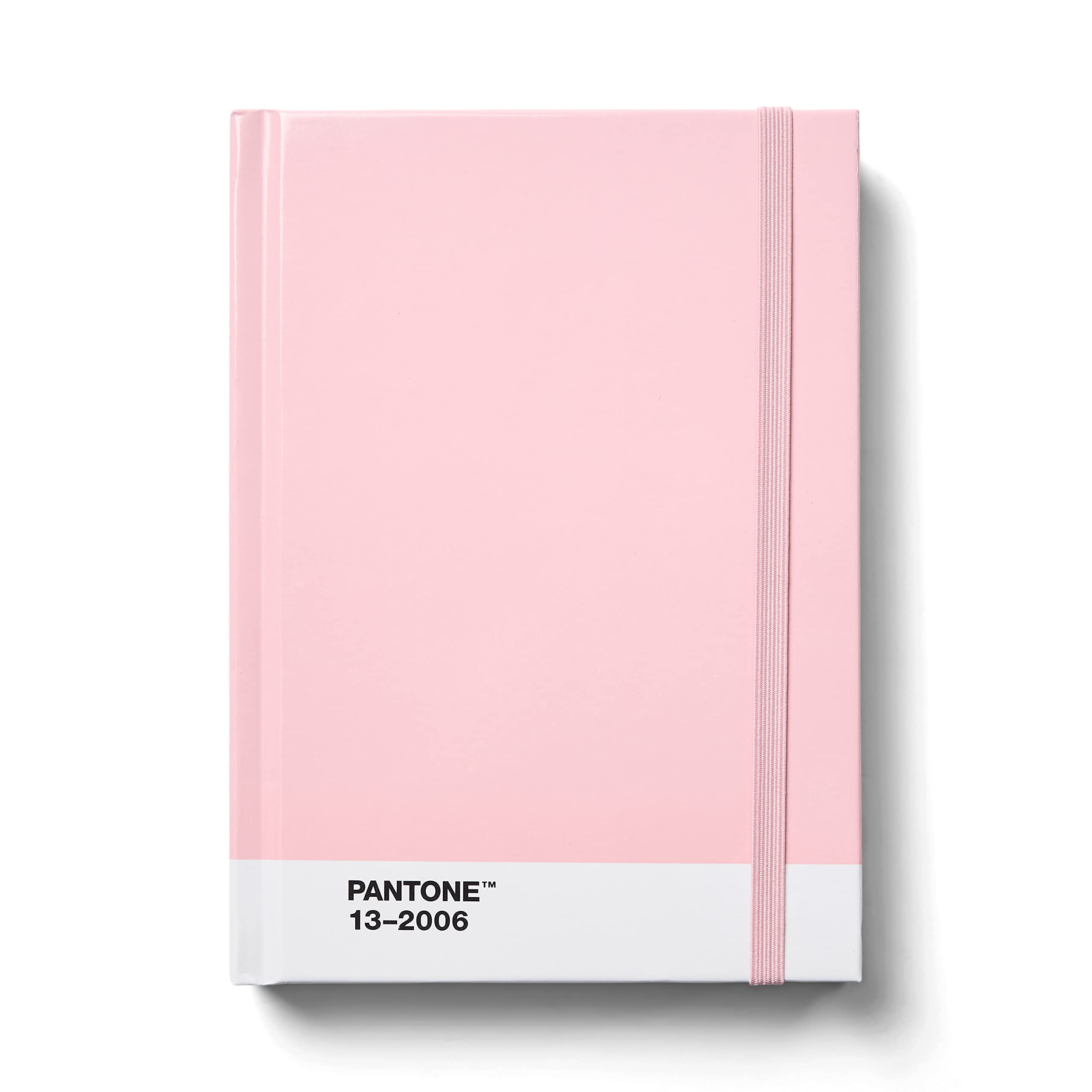Copenhagen Design PANTONE Notebook S Unlined 96 Pages with Elastic Closure and Bookmark Light Pink 13-2006