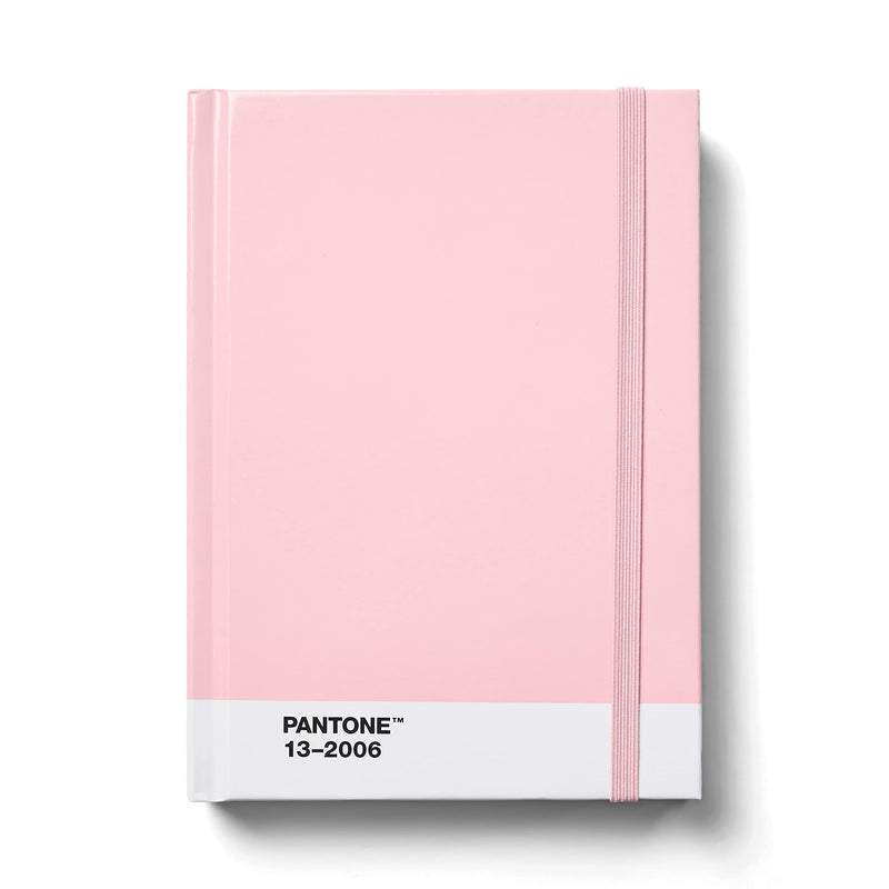 Copenhagen Design PANTONE Notebook S Unlined 96 Pages with Elastic Closure and Bookmark Light Pink 13-2006