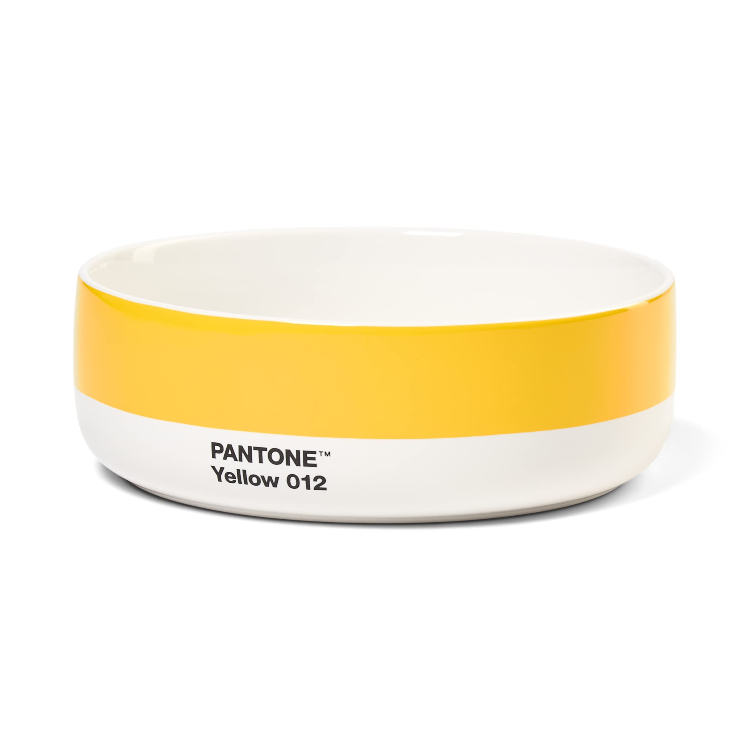 Copenhagen Design Pantone Porcelain Cereal Soup Bowl, Yellow 012