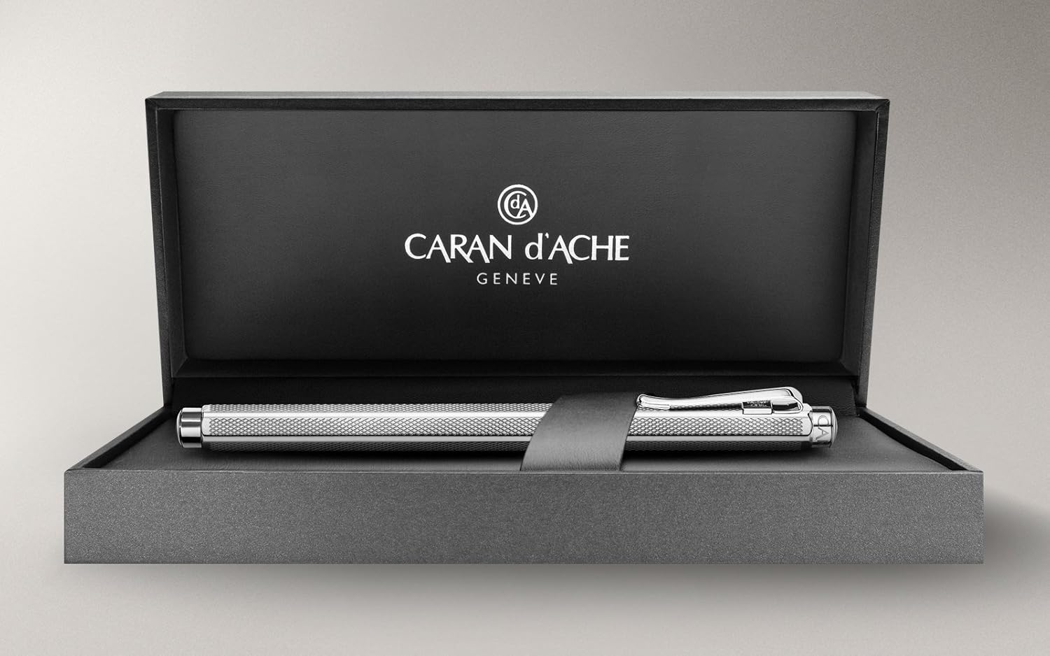 Caran D' Ache Retro Ecridor Silver Plated/Rhodium Coat 0.5mm Pencil, Large Engraving Space (0004.496) by Caran d'Ache