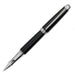 Caran D'ache Leman Ebony Black Lacquered Silver Plated Rhodium Coated