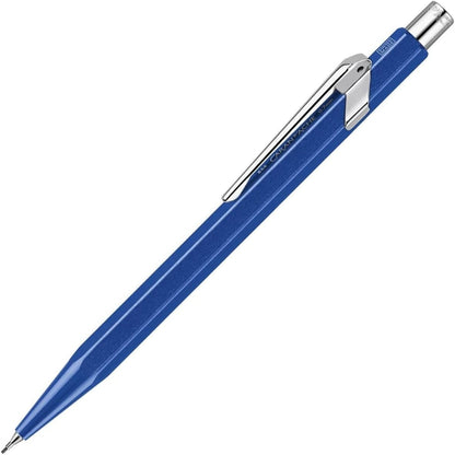 Caran d'Ache Metal-X 0844.140 Lead Holder Metal Case for 0.7 mm Pencil Leads Length 12.5 cm Blue