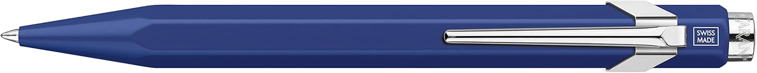 Caran d'Ache 849 Popline 0846.659 Ballpoint Pen with Case Blue Lacquered Line Width M Blue Length 12.5 cm