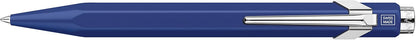 Caran d'Ache 849 Popline 0846.659 Ballpoint Pen with Case Blue Lacquered Line Width M Blue Length 12.5 cm