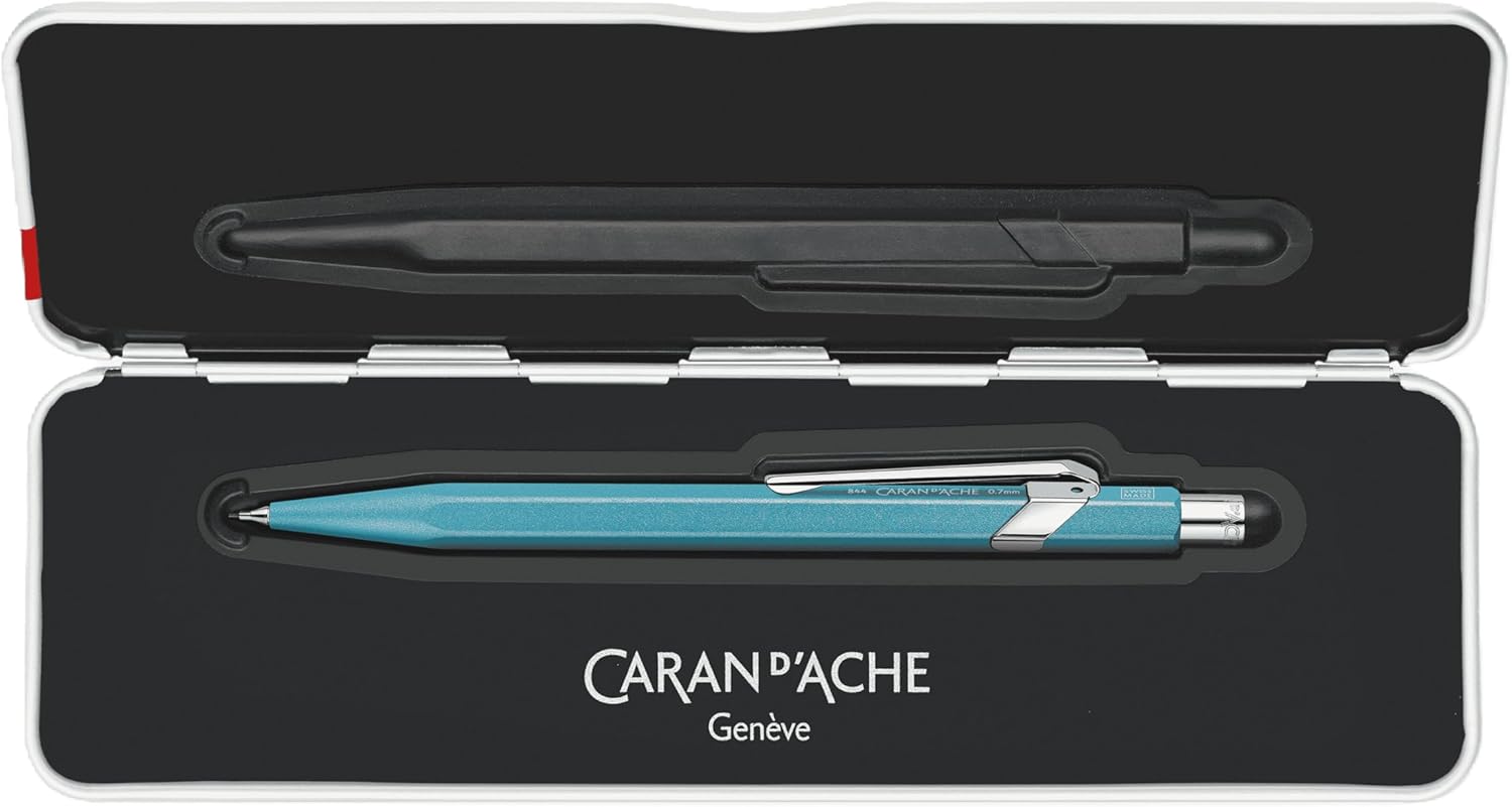 Caran d'Ache Mechanical Pencil Colormat-x Turquoise in Slimpack
