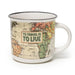 Legami - Puccino Mug, New Bone China Mug, Travel Theme, Take a Break Collection, 350 ml, Dishwasher Safe, Microwave Safe