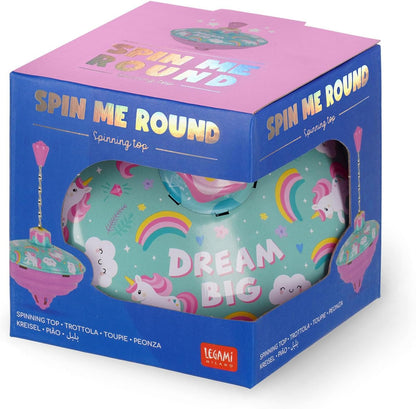 Legami Spin Me Round - Spinning Top - Unicorn