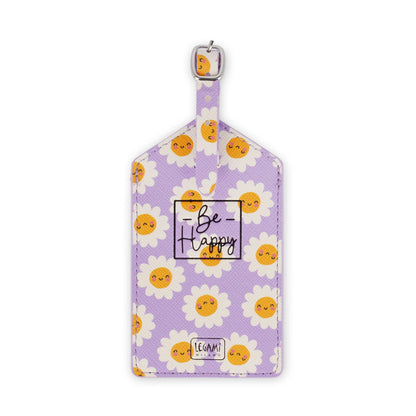 Legami - Luggage Tag, Luggage Tag for Suitcase, Accessory for Airplane Cruise Train, Luggage Tag for Data Protection in PU Leather and Microfibre