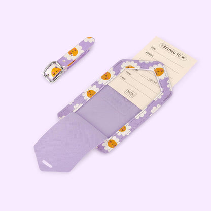 Legami - Luggage Tag, Luggage Tag for Suitcase, Accessory for Airplane Cruise Train, Luggage Tag for Data Protection in PU Leather and Microfibre