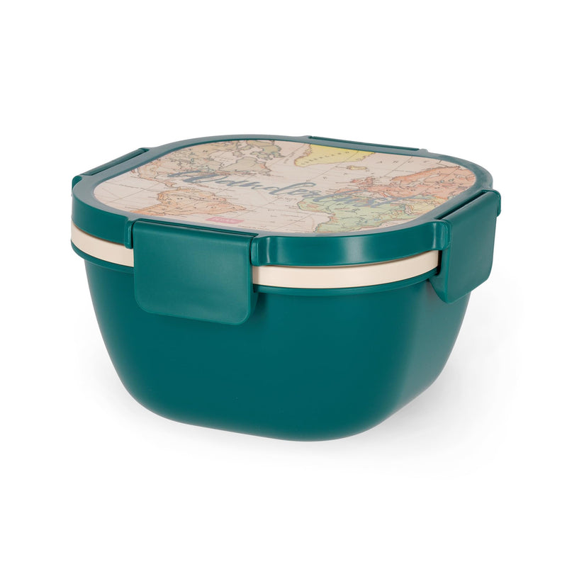 LEGAMI LBS0001 Lunch Box, Polypropylene, Silicone, polyethylene, Green