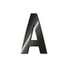 Legami - Adhesive Letter Metal, My Initial, Letter A, L MAX 2,5 cm, H 2,5 cm, Customize Your Accessories, Disposable